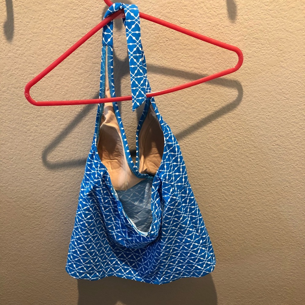 Land's End Blue Swim Tank Top - Picture 4 of 6